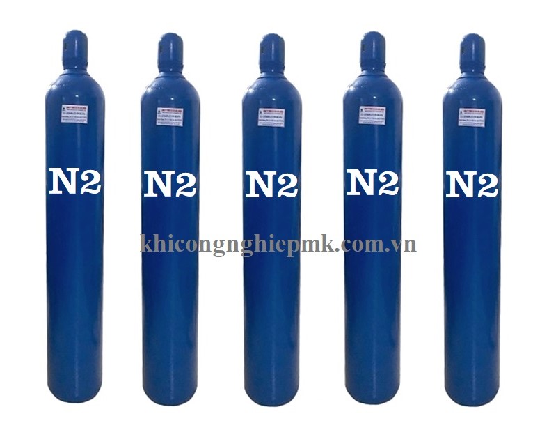 Khí nito công nghiệp chai 50L, 200bar