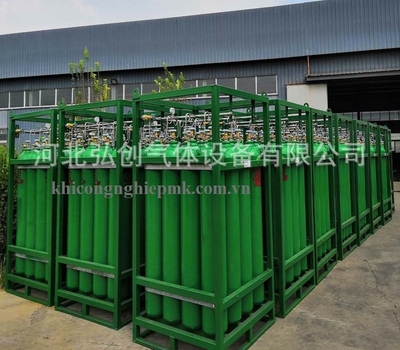 pallet chai oxy nhóm 6*40L áp 150 bar