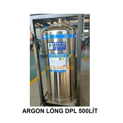 Argon lỏng công nghiệp bình lỏng DPL loại 500lít