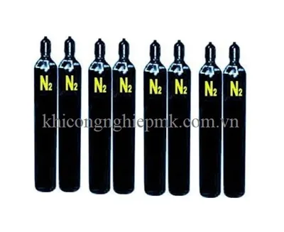Khí Nito công nghiệp chai 40L, 150 bar