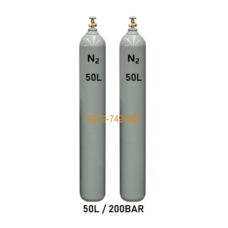 Khí Nito công nghiệp 4.0 chai 50lít 200bar