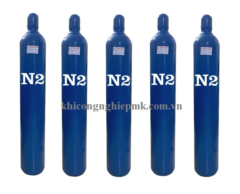Khí nito công nghiệp chai 50L, 200bar