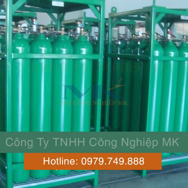 Khí Oxy công nghiệp 2.6 pallet nhóm chai 16x40L