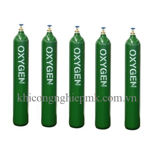 Khí oxy công nghiệp chai 40L, 150bar