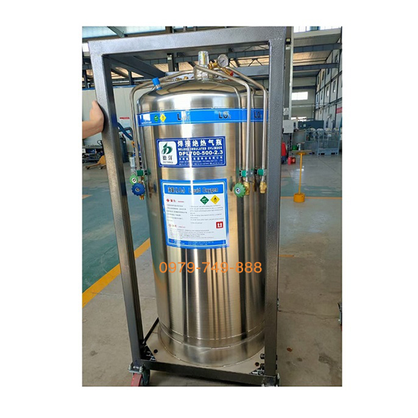 Khí Oxy lỏng công nghiệp bình DPL loại 500Lít