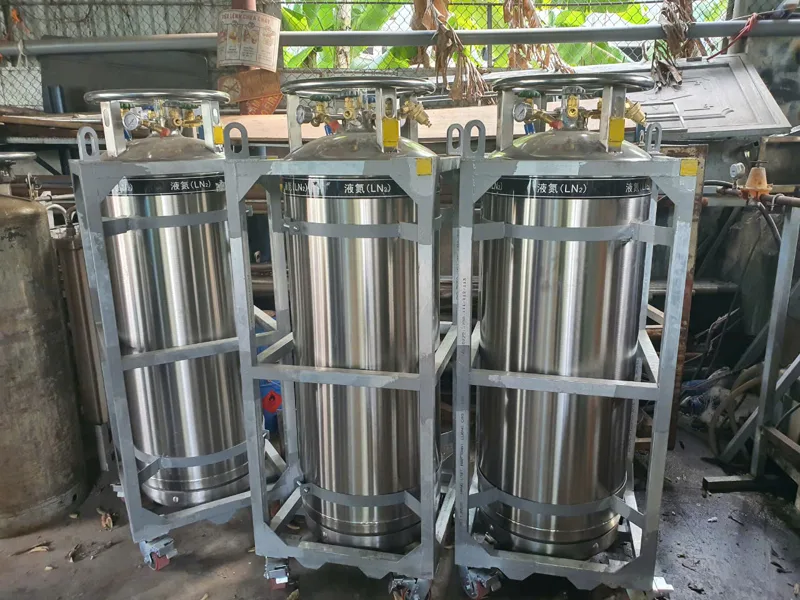 Khí Oxy lỏng công nghiệp bình lỏng XL45 (DPL175L)