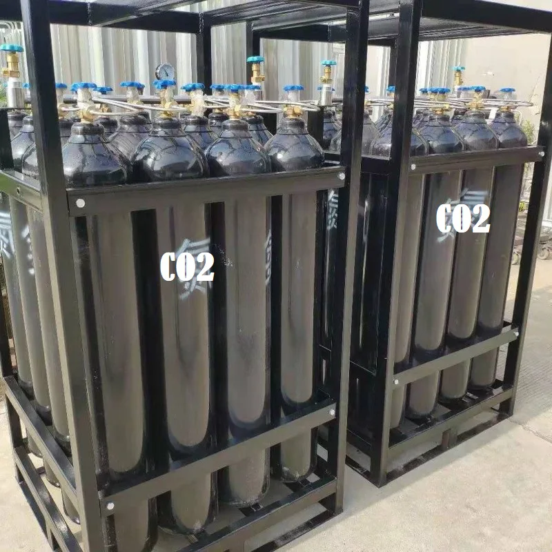 Pallet CO2 nhóm 6 chai 40 lít